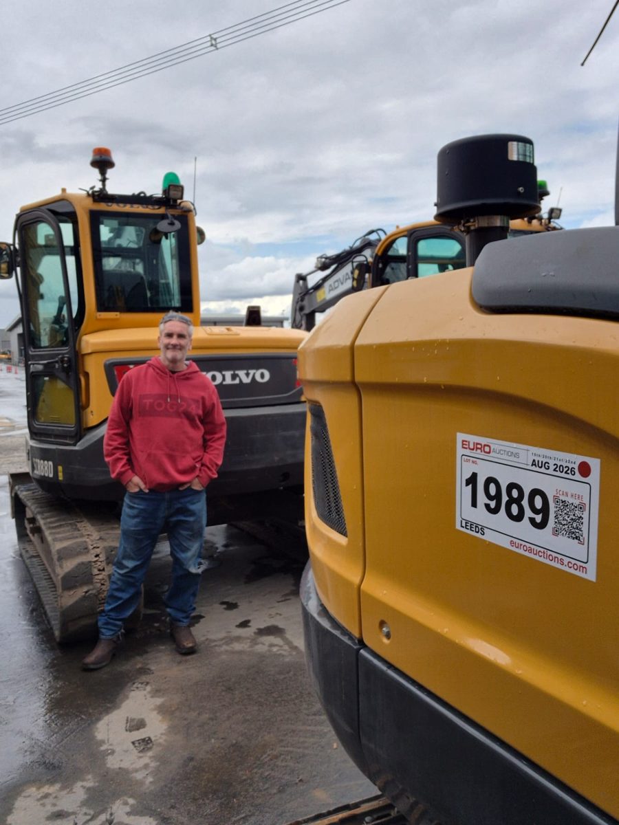 Rob McNinch at a UK plant auction